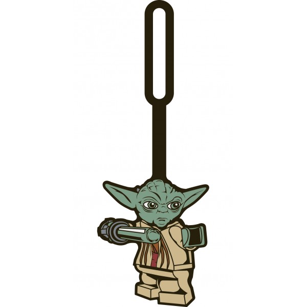 219127 Брелок 52222 LEGO, Star Wars, Yoda, фігурка, на сумку, лист, 6 шт. в диспл., 11-8-9 см.