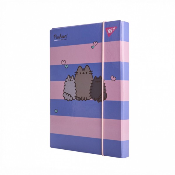 228060 Папка для зошитів Yes картонна В5 "Pusheen"