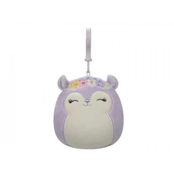 176529 М'яка іграшка на кліпсі SQUISHMALLOWS - БІЛКА СІДНІ (9 cm)