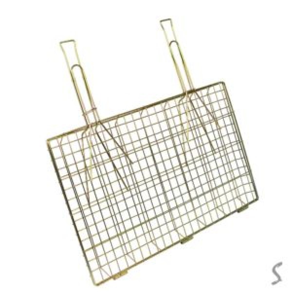 21500 Решітка-гриль подвійна ручка "профі" 55*60*35см, MH-0912