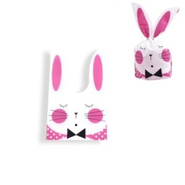 241337 Пакет подарунковий "Rabbit" 10шт/уп 10*17см., R98228-S