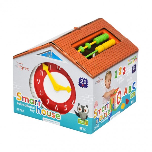 223212 Іграшка-сортер "Smart house" 21 ел. в коробці, Tigres