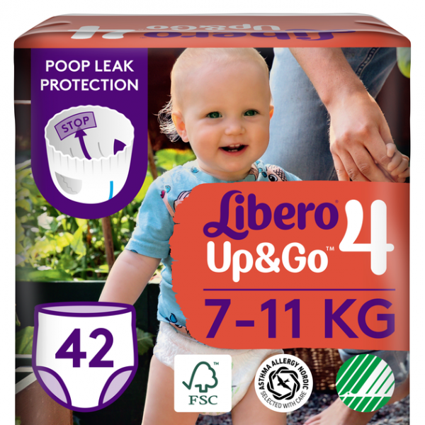 169151 Підгузник дитячий Libero Up&Go 4 (42)