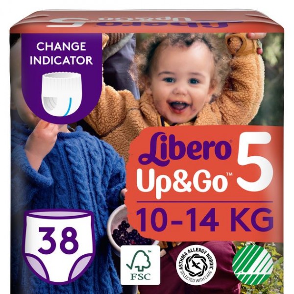 169152 Підгузник дитячий Libero Up&Go 5 (38)