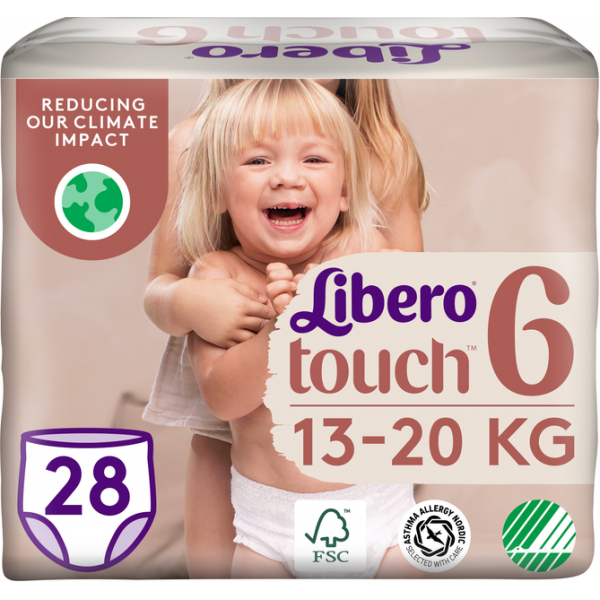 169155 Підгузник дитячий Libero Touch Pants 6 (28)