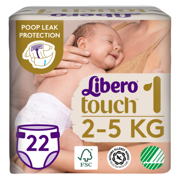 169156 Підгузник дитячий Libero Touch 1 (22)