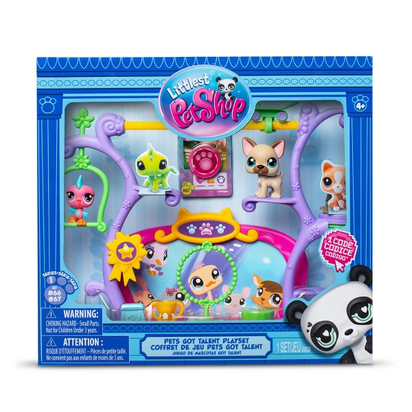 207633 Ігровий набір LITTLEST PET SHOP – ШОУ ТАЛАНТІВ (2 фігурки, сцена, аксес.)