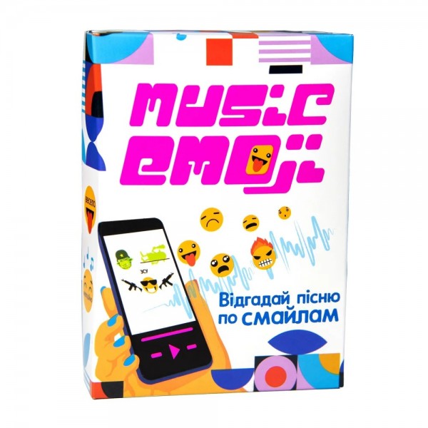 150615 Настільна гра Strateg Music Emoji розважальна українською мовою (30249)