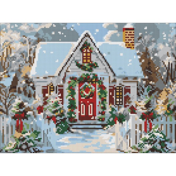 245307 AMO (в обкладинці) "Різдвяний будиночок" 30х40см