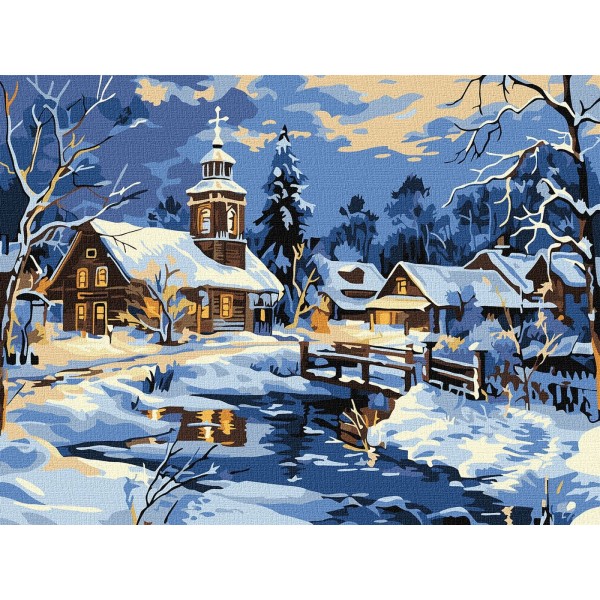 245313 KHO "Спокій над річкою" 30х40см