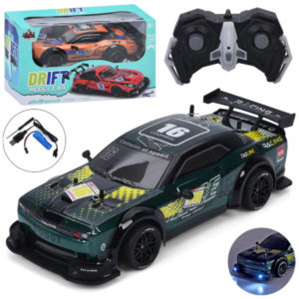 249661 Машина RQ3084 радіо/к2,4G, акум,1:16, корпус не б'ється,гумові колеса,світло,USB,2 кольори.кор.