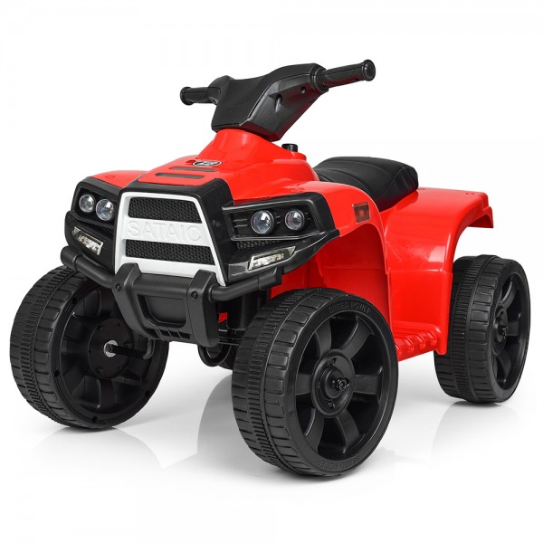 62913 Квадроцикл M 3893L-3 6V4.5A, мот. 1*20W, світло, муз., шкіра, червоний