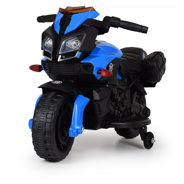 62907 Мотоцикл M 3832L-2-4 1 мот. 20W, акум. 6V4, 5AH, MP3, світло, шкіра, синій.