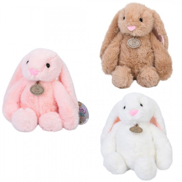 248499 М'яка іграшка FG250718174H зайчик, 26см., 3 кольори