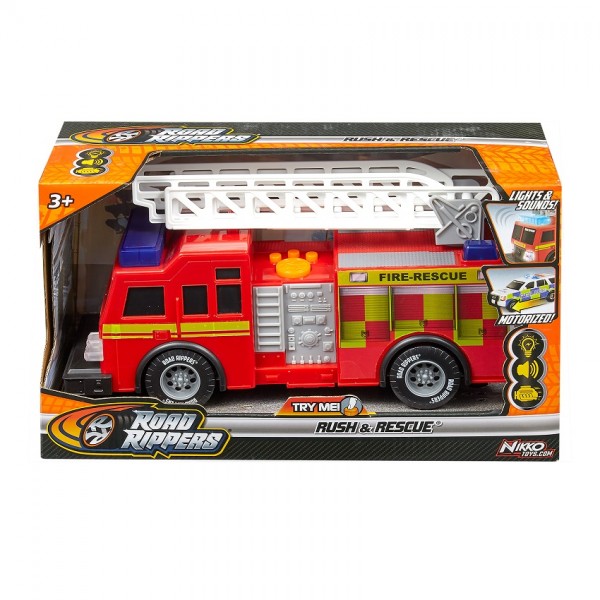 149436 Машинка іграшкова - Пожежники - рятівники, UK, рух, світло та звук