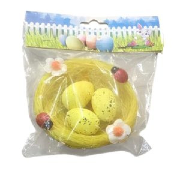 254271 Декор великодній "Easter nest" 9*3см R40465