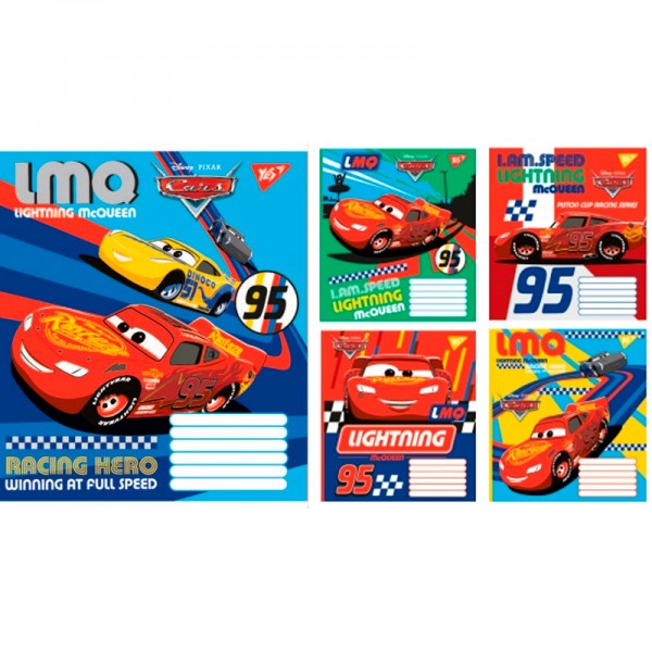 90394 А5/12 лін. YES CARS, зошит учнів.