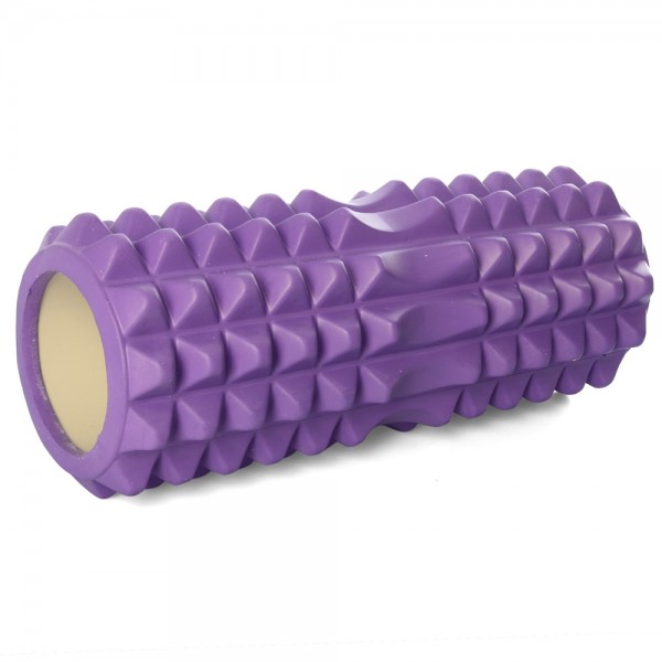 108813 Масажер MS 0857-4-V рулон для йоги, розмір 33-13см., фіолетовий, кул.