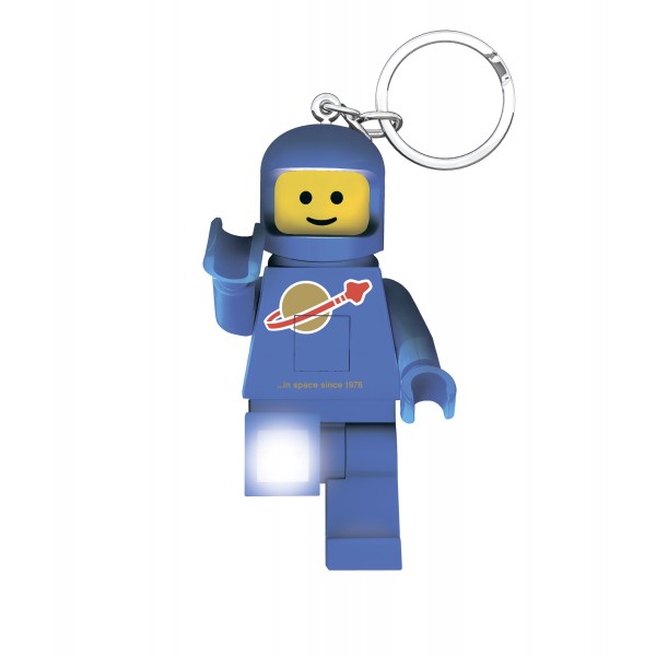 219136 Брелок KE10H LEGO, Spaceman, blue, фігурка, ліхтарик, бат. (табл.), 6 шт. в диспл., 20-7-9 см.