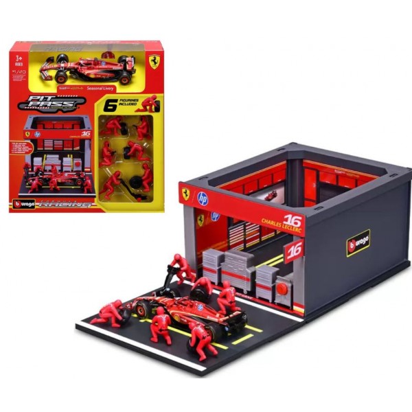 248633 Ігровий набір - PIT PASS FERRARI SF-24 (1:43)