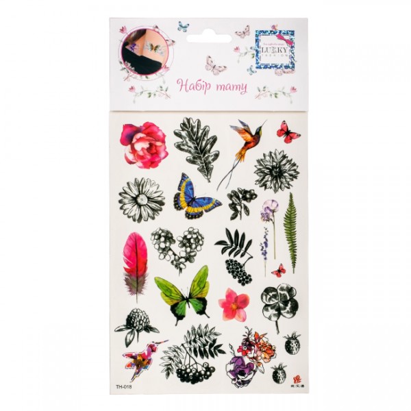 219048 Набір тату Lukky Fashion Природа