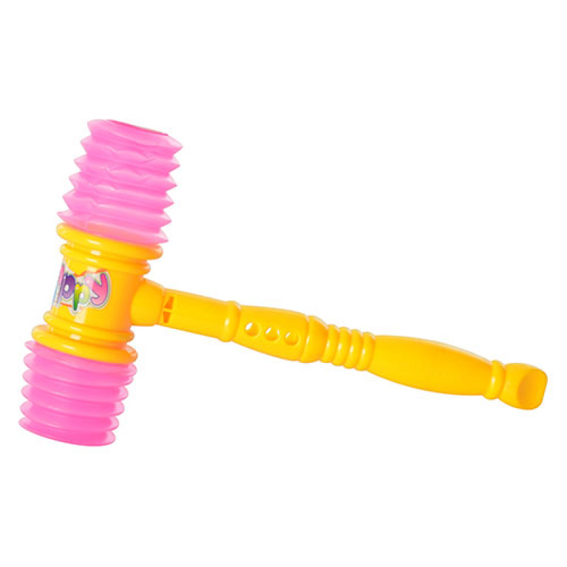 5648 Молоточек 0601 (480шт) свисток, звук, в кульке, 13-21-4см