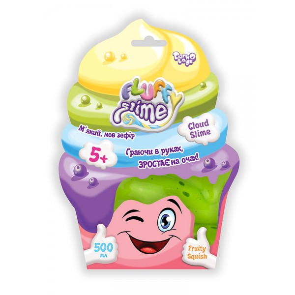 243927 В'язка маса "Fluffy Slime" пакет 500 г укр (12)