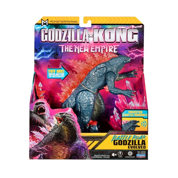 169141 Фігурка GODZILLA X KONG – ҐОДЗІЛЛА ГОТОВА ДО БОЮ (18 cm, звук)