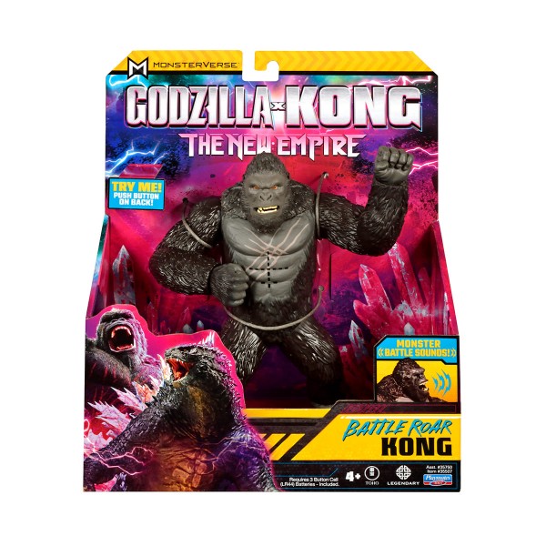 170248 Фігурка GODZILLA X KONG – КОНГ ГОТОВИЙ ДО БОЮ (18 cm, звук)