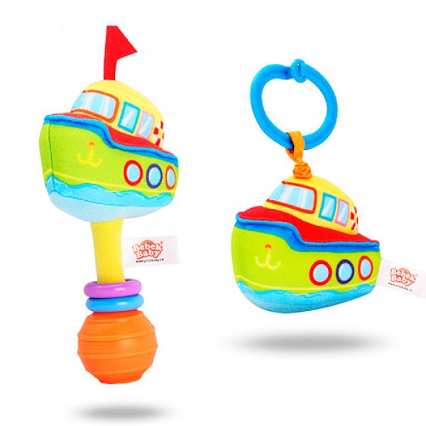 71297 Підвіска на коляску BEBEK BABY-0004-1 катер, розтяжка, лист, кул., 12-16-5 см.