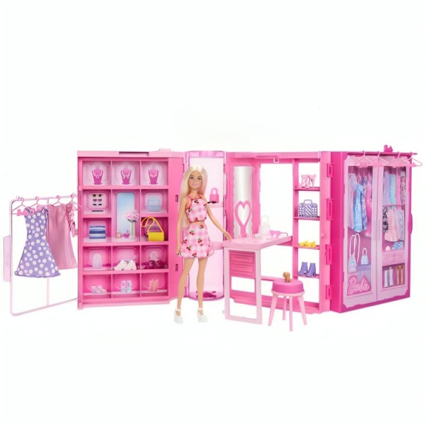 211047 Стильна гардеробна Barbie з лялькою