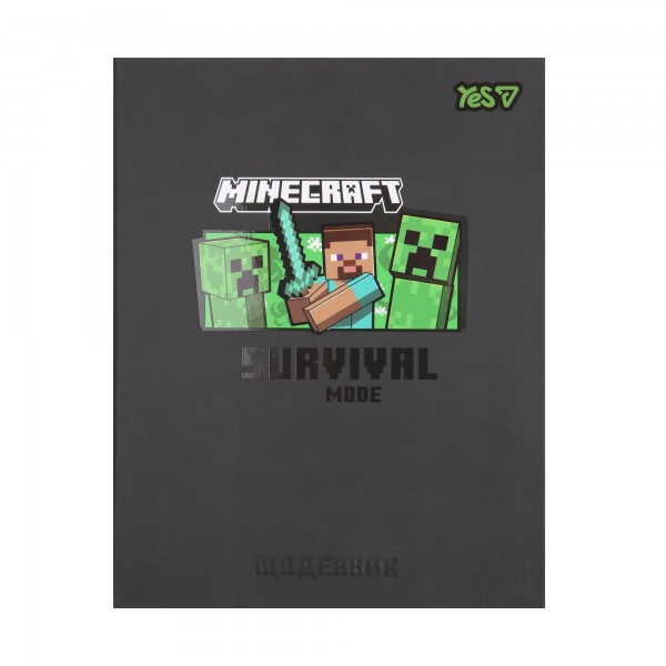 251367 Щоденник шкільний Yes інтегральний Minecraft, А5, 40 аркушів