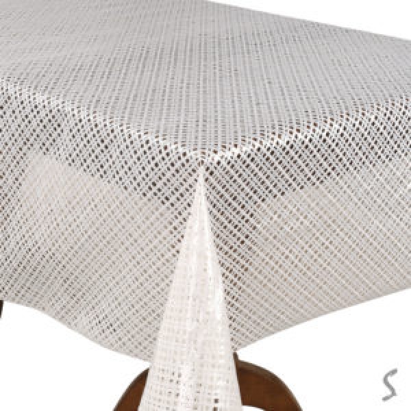 255028 Клейонка ПВХ Lace біла 1.37*20м MA-5725