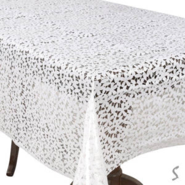 255030 Клейонка ПВХ Lace біла 1.37*20м MA-5732