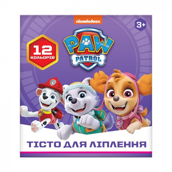 149719 Тісто для ліплення. Набір із 12 кольорів по 15 г. ТМ "PAW Patrol" (фіолетовий)