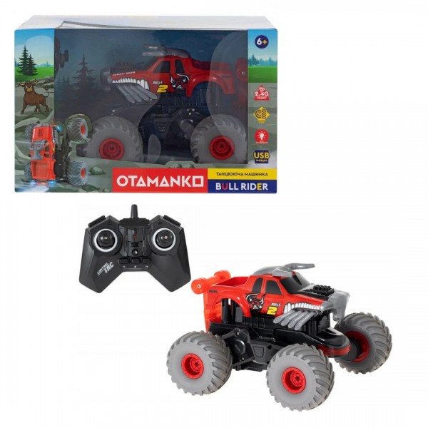 226474 Машинка OTAMANKO Танцююча машинка BULL RIDER к:червона