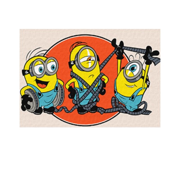 261454 Набір для розпису по номерах для дітей UN "Minions: Зйомки кіно" 20х30см