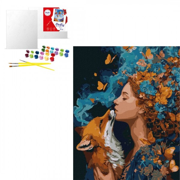 245329 KHO "Помаранчевий дух осені з фарбами металік extra" 40х50см