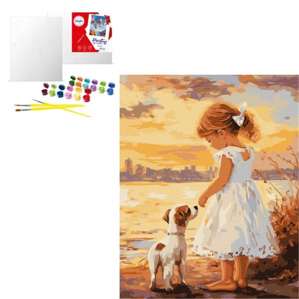 245330 KHO "Друзі на узбережжі" 40х50см