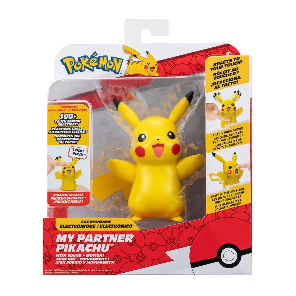 178951 Інтерактивна іграшка POKEMON - МІЙ ДРУГ ПІКАЧУ (світло, звук, 11 cm)