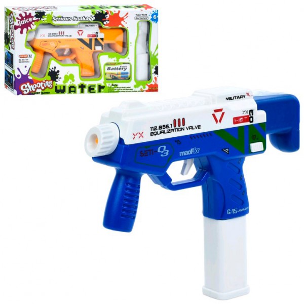 248988 Водяний автомат T-05 2 кольори, бат., кор., 30-16-6,5 см.