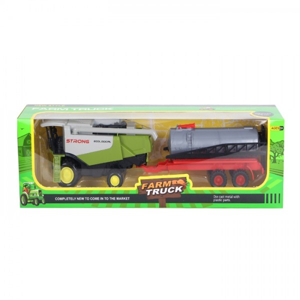 248993 Комбайн 955-197 з причепом, рухливі деталі, кор., 40,5-12-9 см.