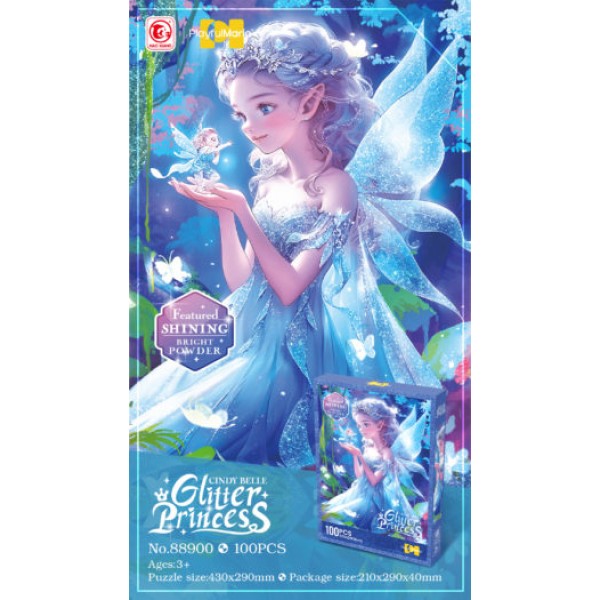 229329 Пазли 88900 Glitter Princess, Cindy Belle, 100 дет., кор., 21-29-4 см.