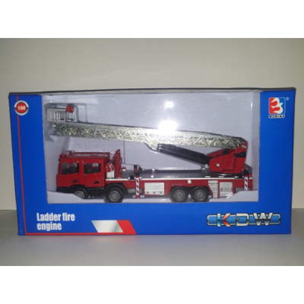 116628 Пожарна машина 625012 мет., 1:50, гум. колеса, рухомі деталі, кор., 22,5-11,5-7 см.