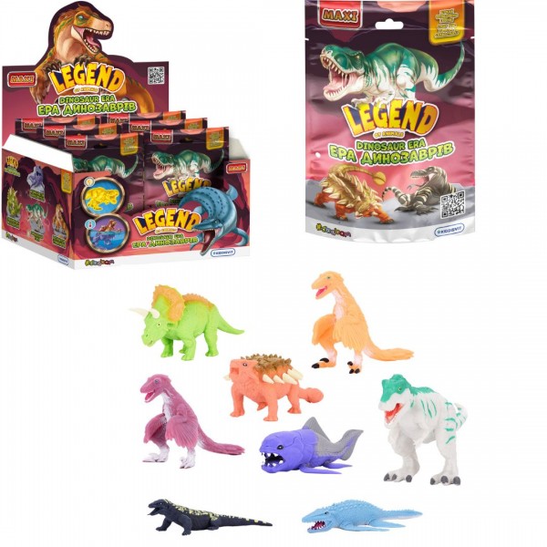 245966 Стретч-іграшка у вигляді тварини – ЕРА ДИНОЗАВРІВ (в диспл.)
