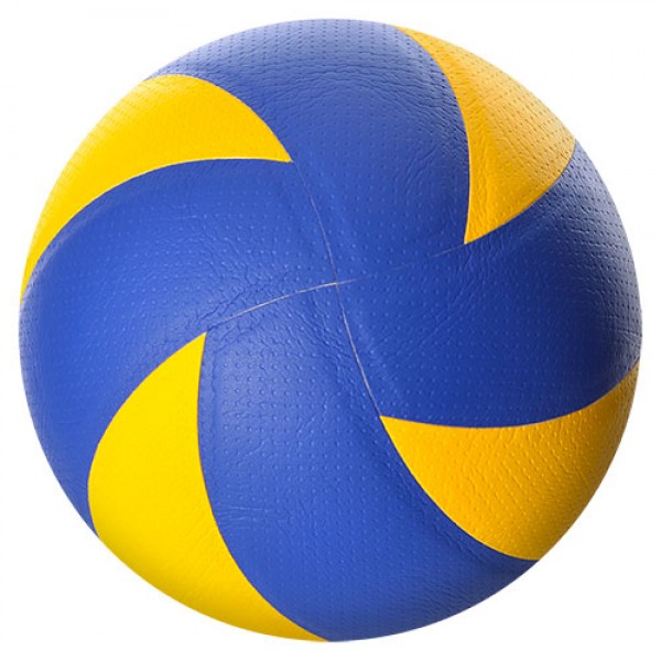 16816 М'яч волейбольний MS 0162 MIKASA, офіц.розмір, ПУ 1,8 мм, 8 панелей, безшовний., 260-280 г.