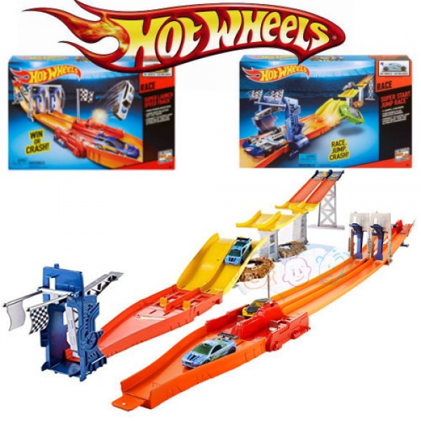 179828 Трек "Перегони зі стрибками "Супер-старт" Hot Wheels (в ас.) (2)