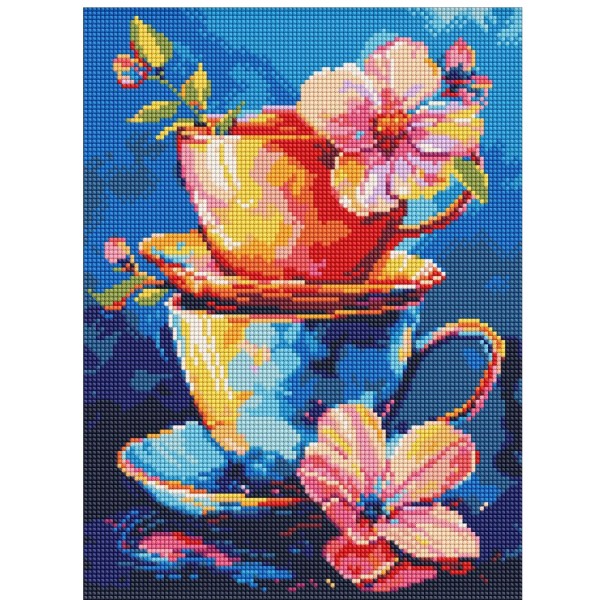 253731 Набір з алмазною мозаїкою "Таємниця чаювання" 30x40см