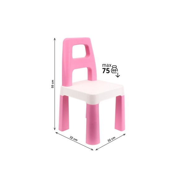 167893 Дитячий стілець ТехноK, арт.0167 (Світло-Рожевий)