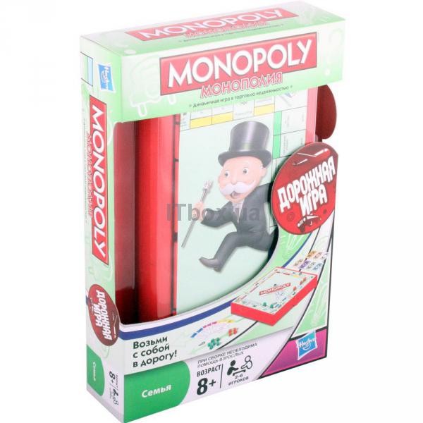 195005 Н.И. 29188 Дорожна гра "Монополія", Hasbro